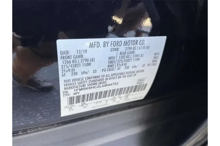 $31604 : Ford Explorer 2020 AWD Plati image 10