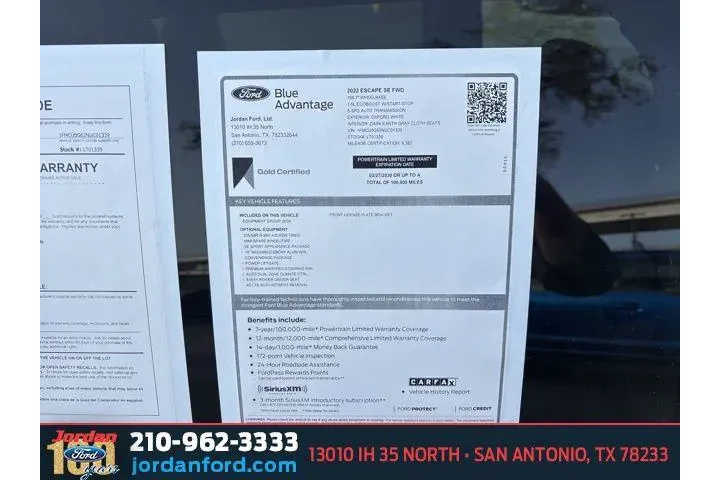 $21832 : Ford Escape 2022 SE 4dr SUV image 8