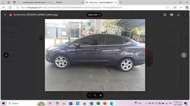 $27000000 : FORD FIESTA SE AUTOMÁTICO image 4