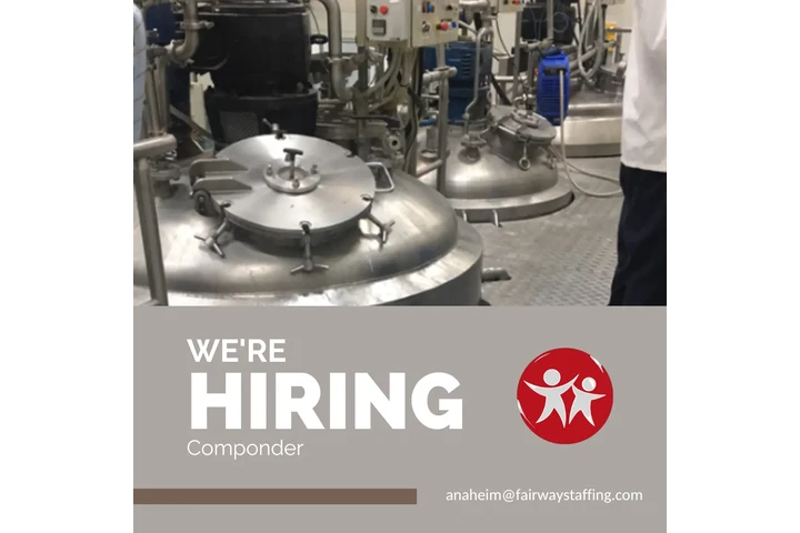 Now Hiring Compounder!!! image 1