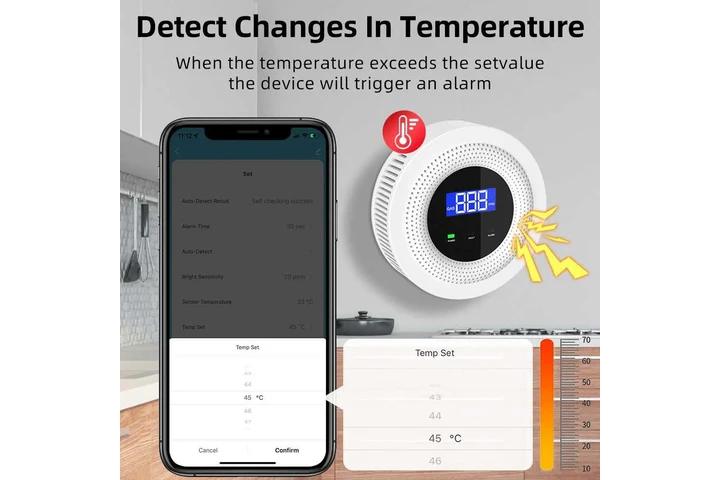 $19 : Smart Home WIFI Gas Detector image 1