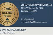 Yohan's Notary Services, LLC en Tampa