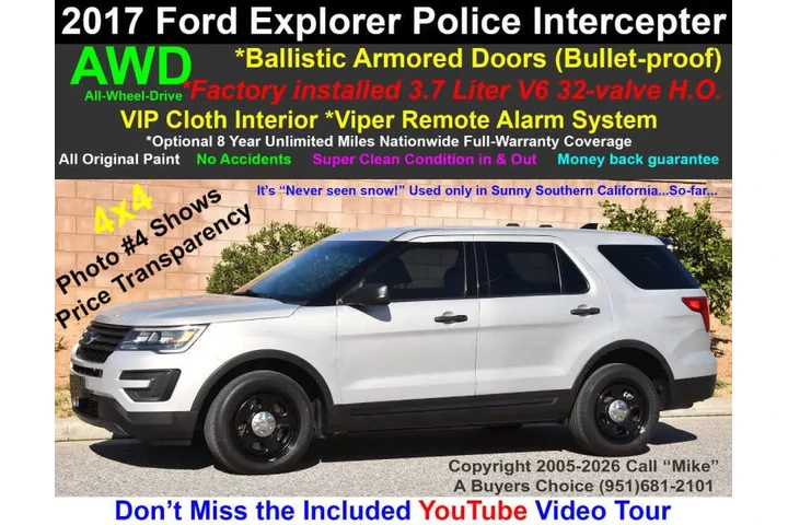 $14750 : 2017 Explorer Police Intercep image 2