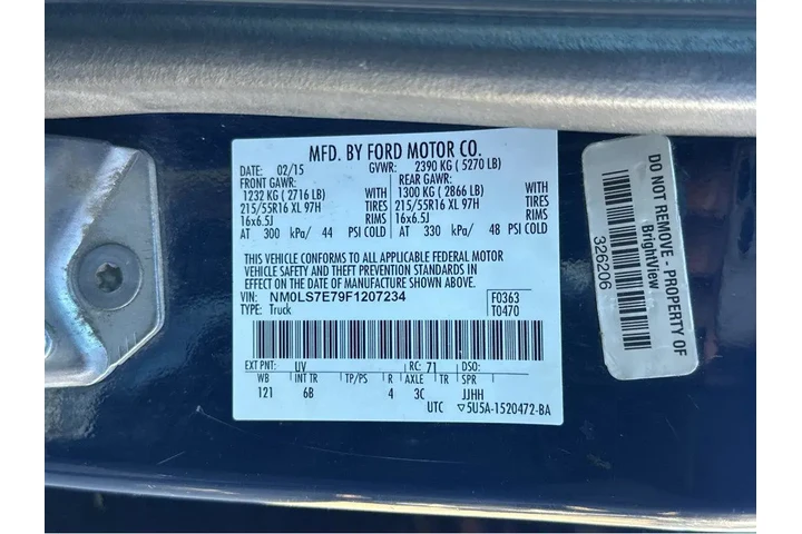 $15777 : 2015 Transit Connect XL image 1