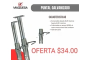 PUNTALES GALVANIZADOS OFERTA en San Salvador