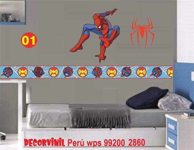 CENEFAS SPIDERMAN -HOMBRE ARAÑ image 1