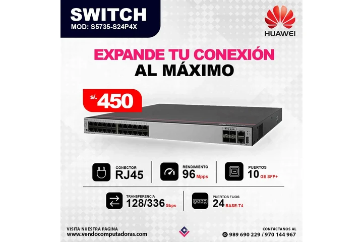 $450 : HUAWEI Switch S5735 - S24P4X image 4