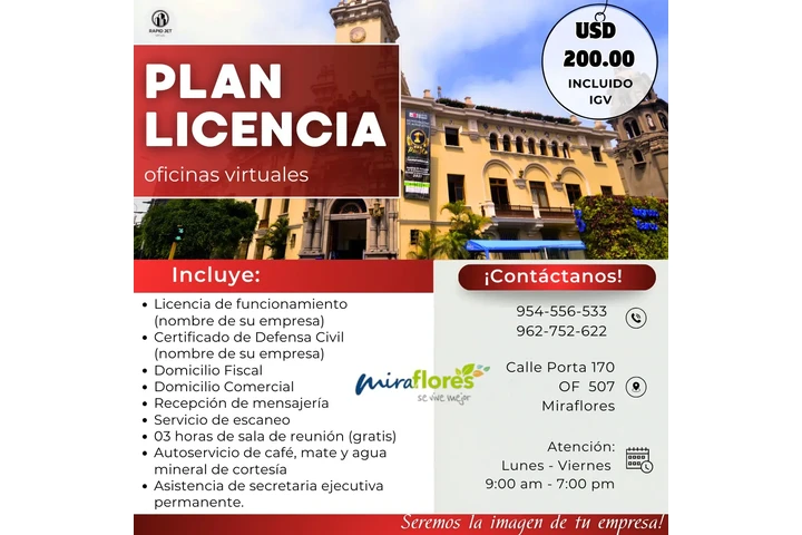 PLAN LICENCIA DE FUNCIONAMIENT image 1