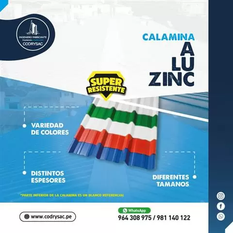 CALAMINAS DE ALUZINC image 1