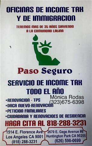 Income Tax e Inmigración image 2