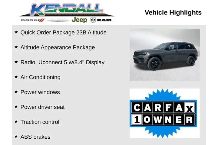 $34896 : Jeep Grand Cherokee 2024 4x4 image 4