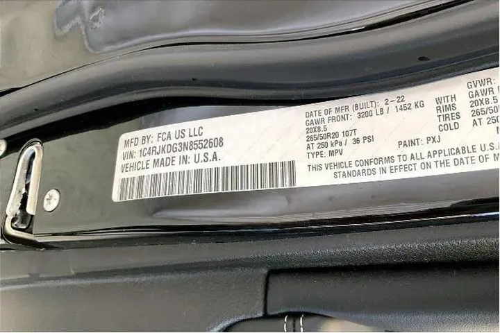 $34991 : Jeep Grand Cherokee L 2022 4 image 7