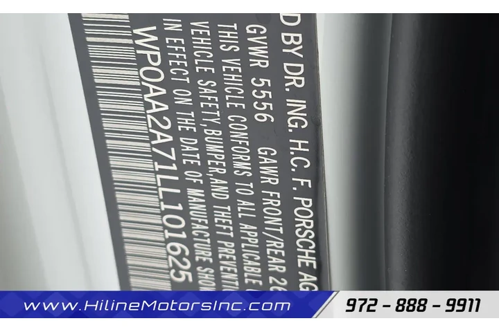 $54998 : 2020 Panamera 4 image 1