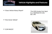 $27745 : Honda Civic 2025 Sport 4dr H thumbnail