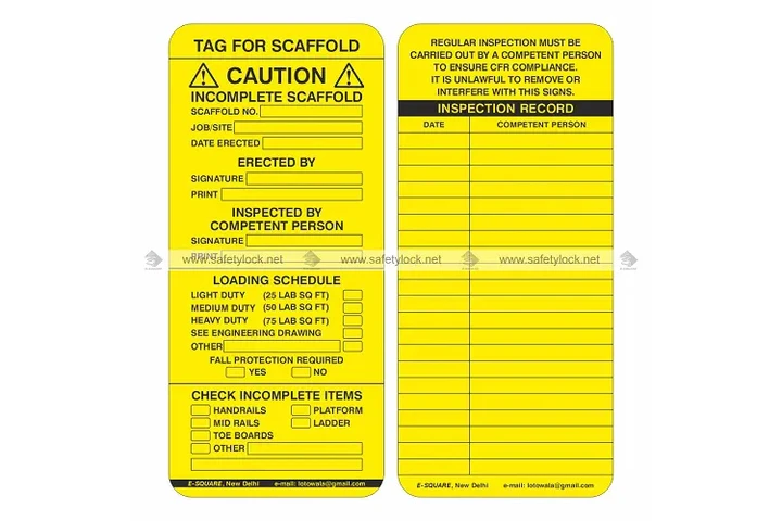 Scaffolding Tags & Holders image 2