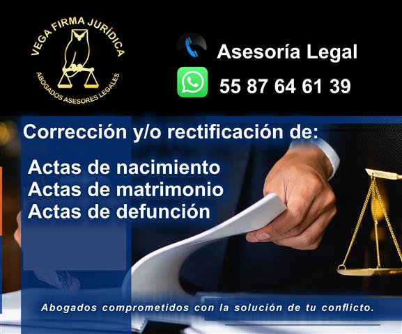 CORRECCION DE ACTAS 5587646139 image 1