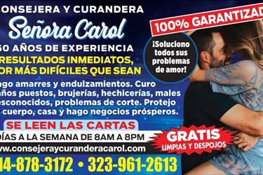 Consejera y Curandera Carol en Los Angeles