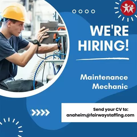 Hiring Maintenance Mechanic image 1