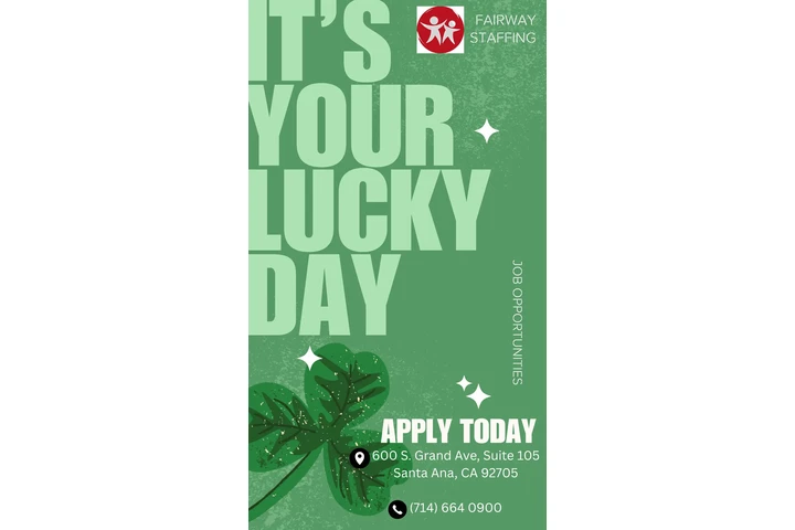Lucky day at Fairway Staffing image 1