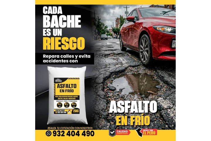 $1 : ASFALTO EN FRIO PARA VIALES image 1