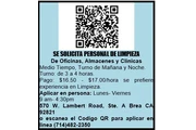 ¡ESCANEA PARA APLICAR!📍 en San Bernardino