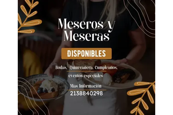 Meseros/ meseras .. image 1