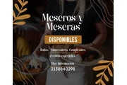Meseros/ meseras .. en Los Angeles