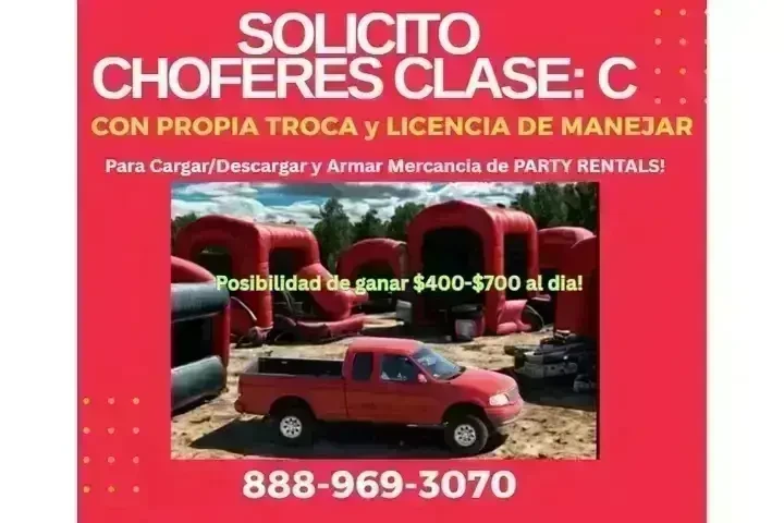 SOLICITO CHOFERES CLASE-C image 1