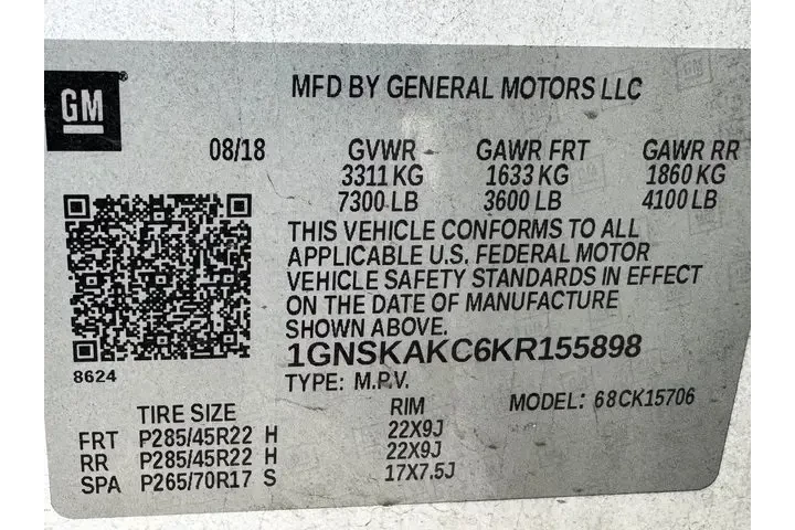 $28500 : Chevrolet Tahoe 2019 4x4 LS image 7