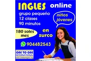 ingles frances online Surco en Lima