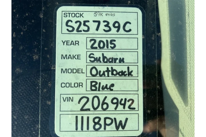 $18888 : Subaru Outback 2015 AWD 3.6R image 2