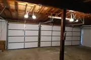 Single car roll up garage door thumbnail