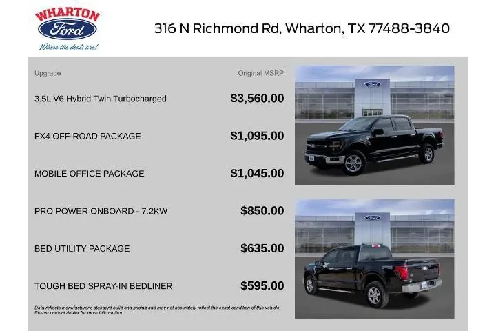 $38897 : Ford F-150 2024 4x4 XLT 4dr image 2