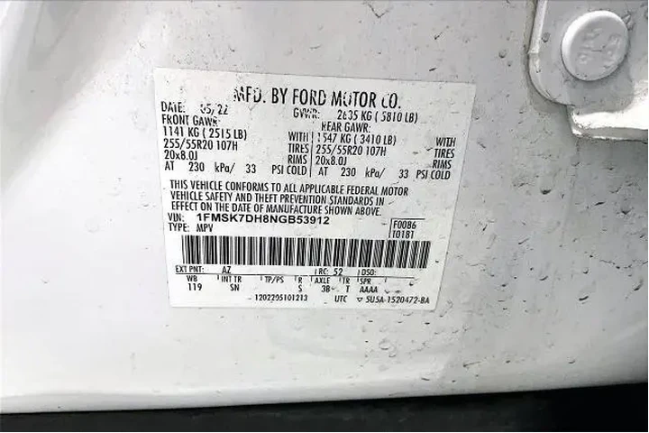 $21871 : Ford Explorer 2022 XLT 4dr S image 8