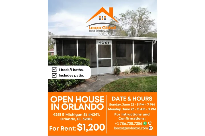 $1200 : **OPEN HOUSE IN ORLANDO** image 1