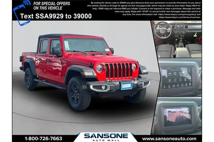 $32459 : Jeep Gladiator 2023 4x4 Spor image 1