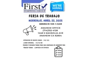 FERIA DE TRABAJO en Orange County