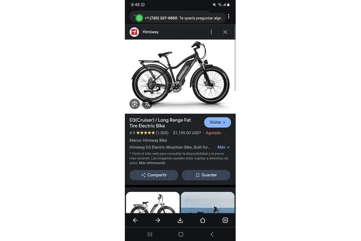 $500 : Se vende bicicleta eléctrica image 1