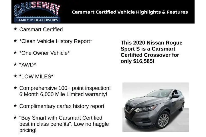 $16585 : Nissan Rogue Sport 2020 AWD image 2