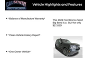 $27020 : Ford Bronco Sport 2024 AWD B thumbnail