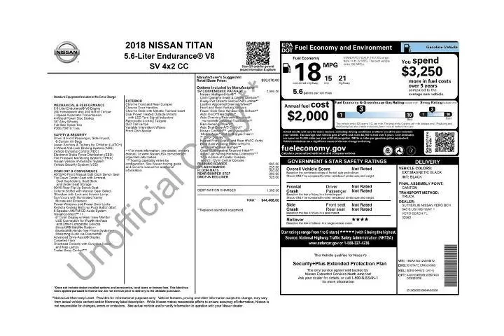 $19778 : Nissan Titan 2018 4x2 S 4dr image 6