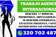 Modelos,promotoras,impulsadora en Bogota