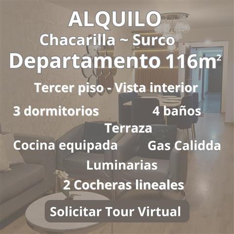 $1000 : ALQUILO MODERNO DEPARTAMENTO image 1