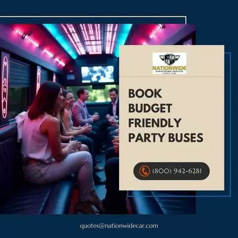 Cheap Party Bus Rental image 1