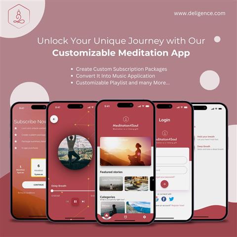 Meditation app deelopment image 1