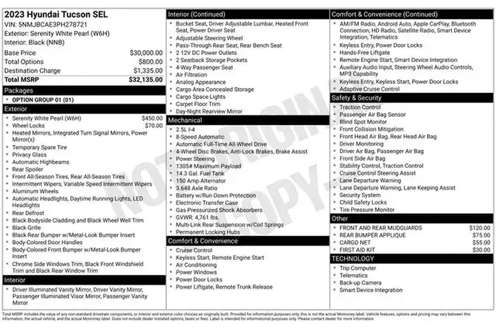 $24990 : Hyundai TUCSON 2023 AWD SEL image 2