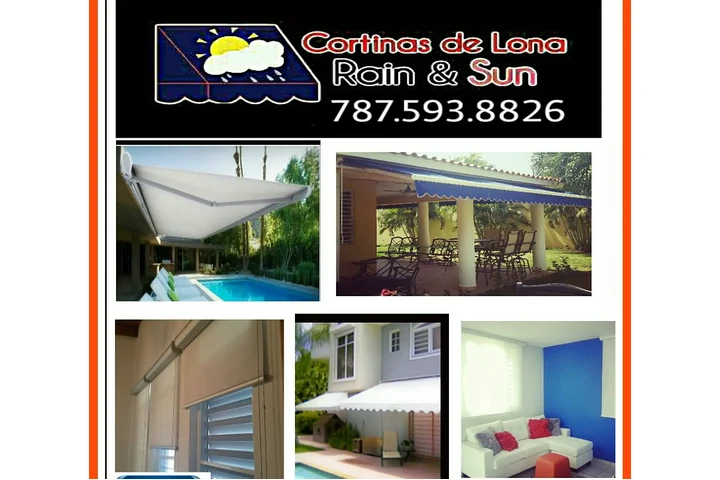Cortinas de lona Rain and sun image 10