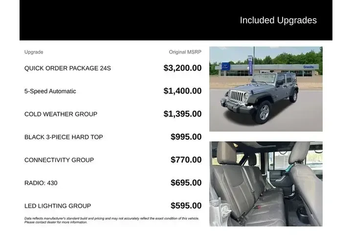 $14990 : Jeep Wrangler Unlimited 2017 image 8