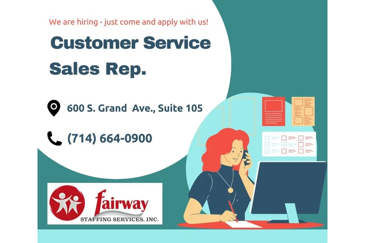 Customer Service / Sales Rep image 1