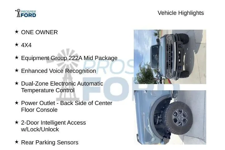 $28429 : Ford Bronco 2022 4x4 Base 4d image 5